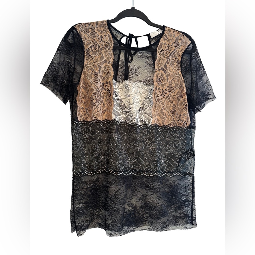 Sandro Sheer Lace Too